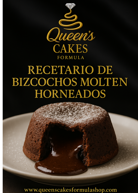 Recetario de Bizcochos Molten Horneados (FAVOR LEER LA DESCRIPCIÓN)