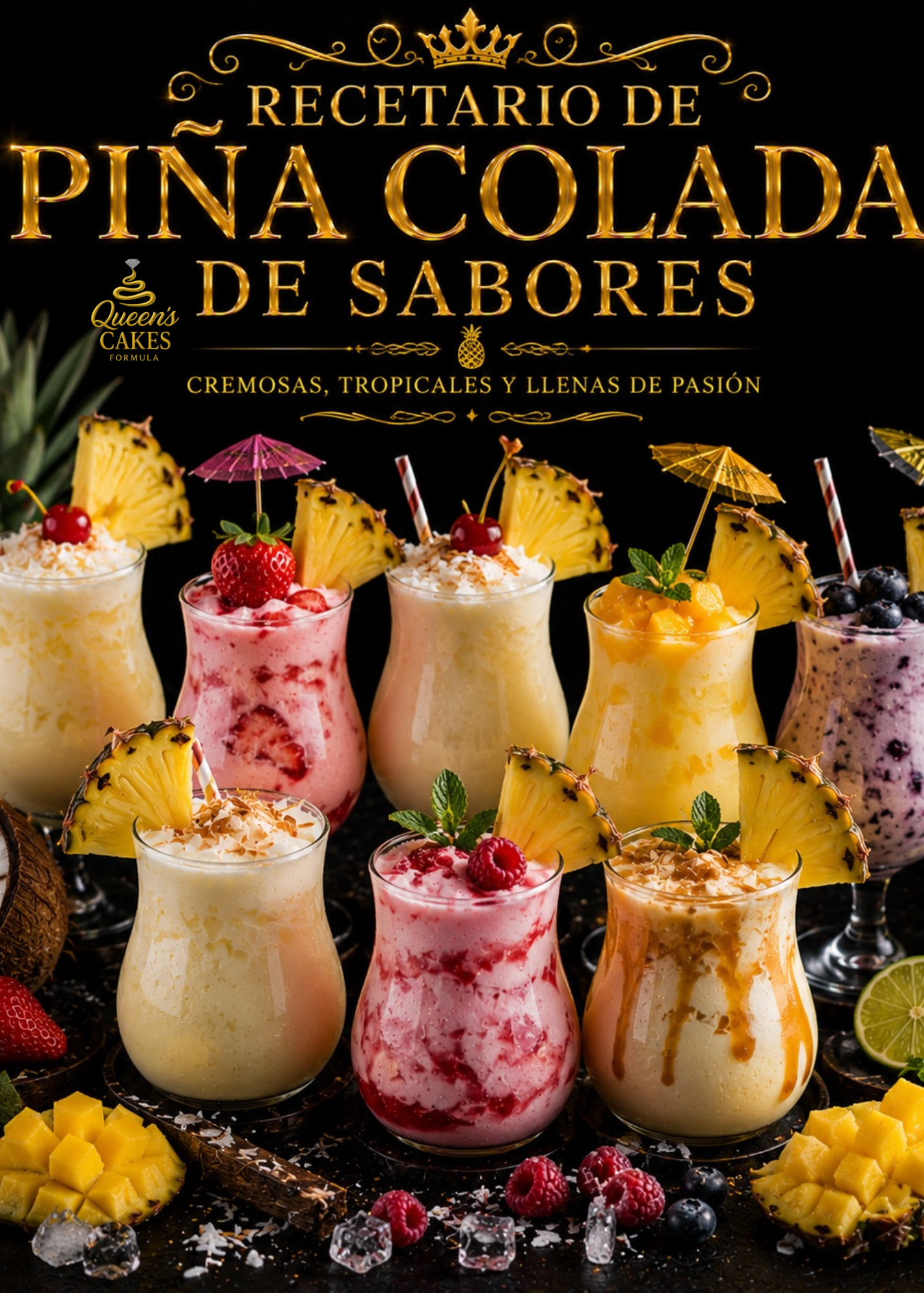 Recetario de Piña Colada de Sabores “NEW” (FAVOR LEER DESCRIPCIÓN)
