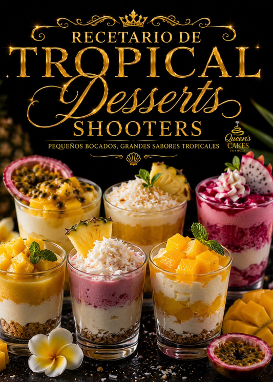 Recetario Tropical Desserts Shooters Vol.2 “NEW” (FAVOR LEER DESCRIPCIÓN)