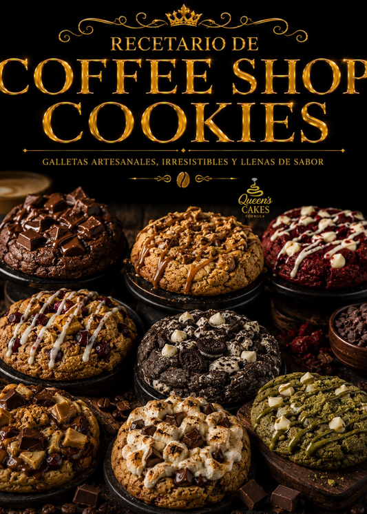 Recetario Coffee Shop Cookies Vol.2 “NEW” (FAVOR LEER DESCRIPCIÓN)