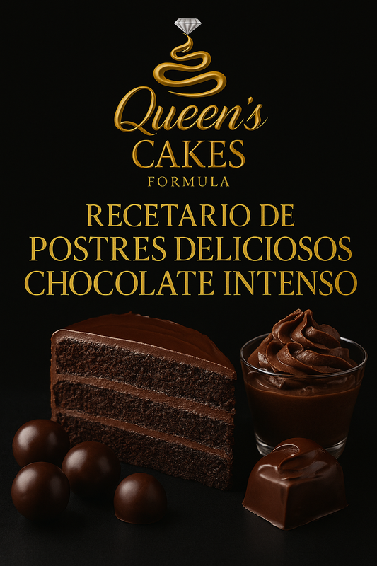 Recetario de Postres Delicioso de Chocolate Intenso (FAVOR LEER LA DESCRIPCIÓN)