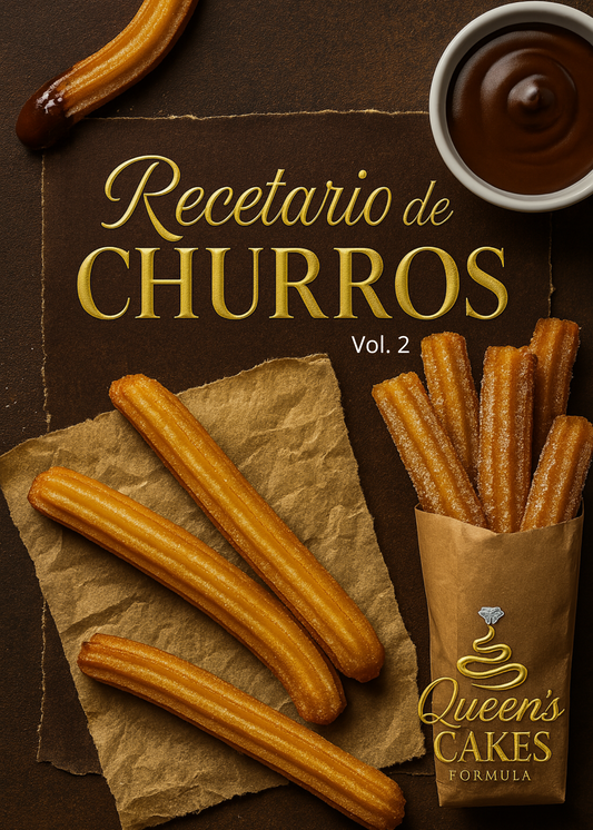 Recetario de Churros Vol. 2 (FAVOR LEER LA DESCRIPCIÓN)