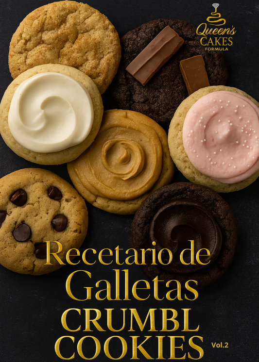 Recetario de Galletas Crumbls Cookies Vol.2 (FAVOR LEER LA DESCRIPCIÓN)