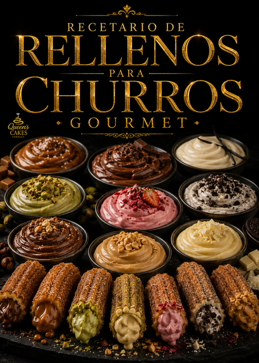 Recetario de Rellenos para Churros Gourmet Vol.2 | Recetario Digital