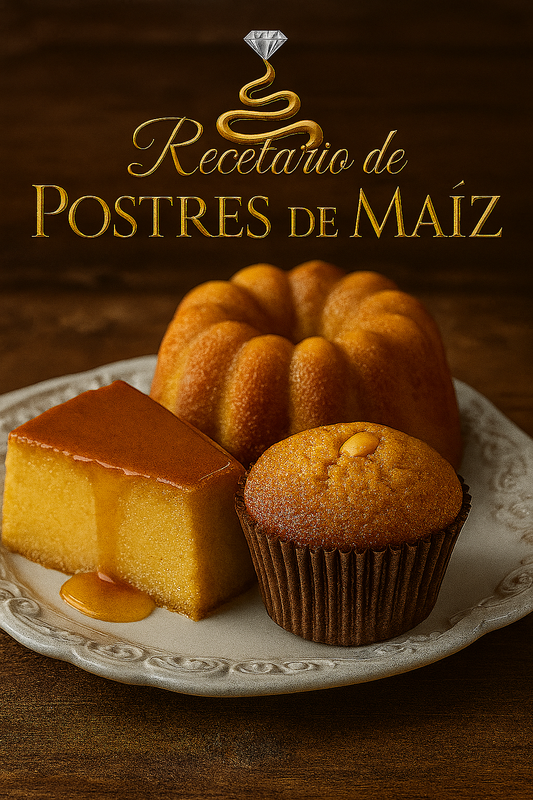 Recetario de Postres de Maíz (FAVOR LEER DESCRIPCIÓN)