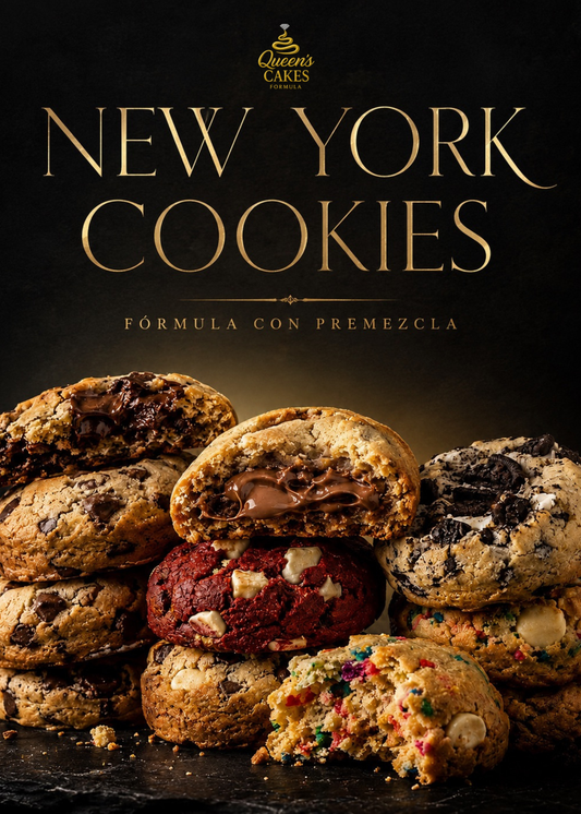 NEW YORK COOKIES | “FÓRMULA CON PREMEZCLA” | MEGA BUNDLE • 4 VOLÚMENES + BONO ESPECIAL
