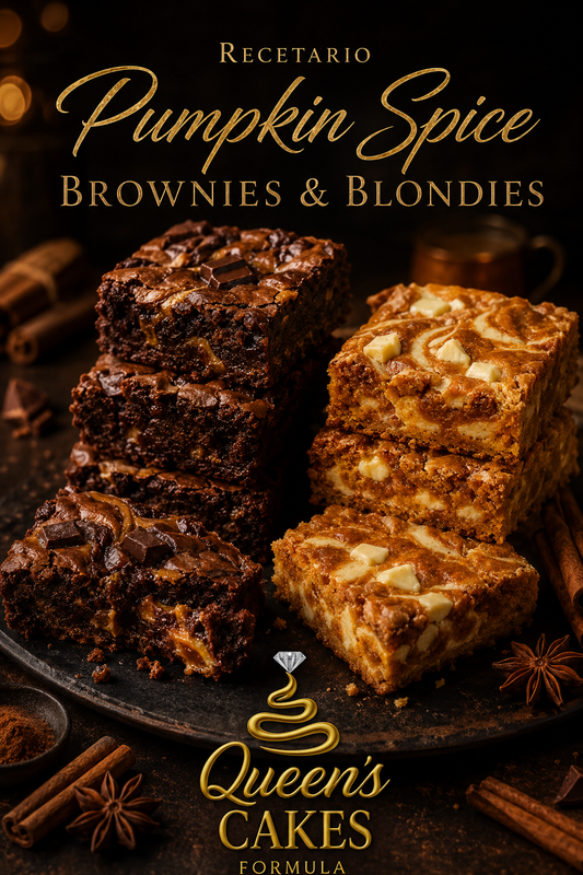 Recetario Pumpkim Spice Brownie & Blondies Vol.2 | Recetario Digital