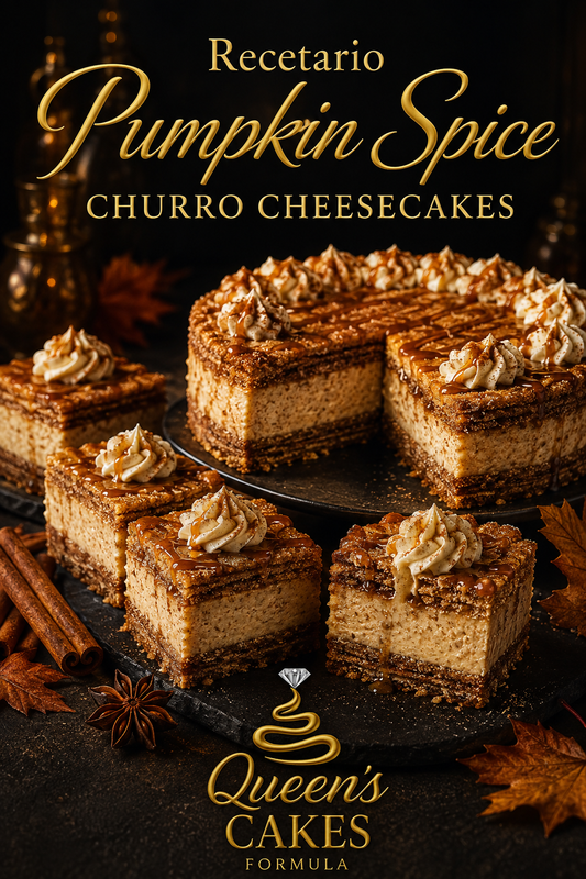 Recetario Pumpkin Spice Churro Cheesecake Vol.2 | Recetario Digital