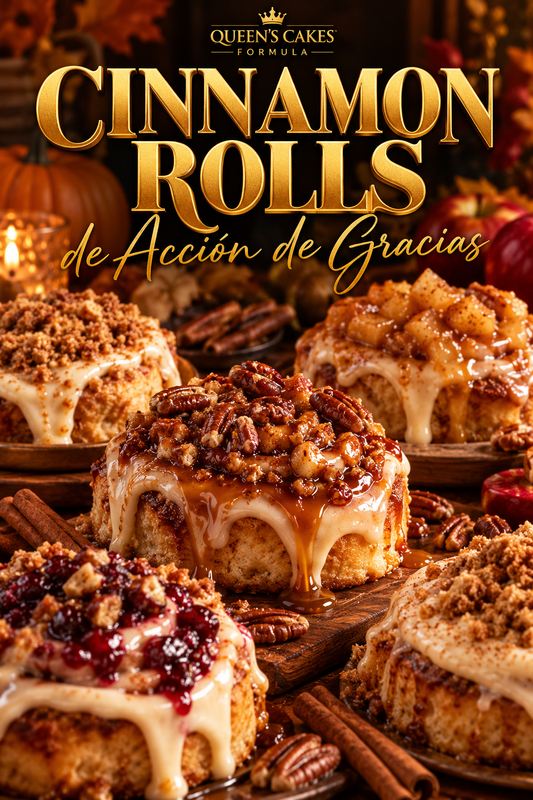 Recetario de Cinnamon Rolls de Acción de Gracias | Recetario Digital