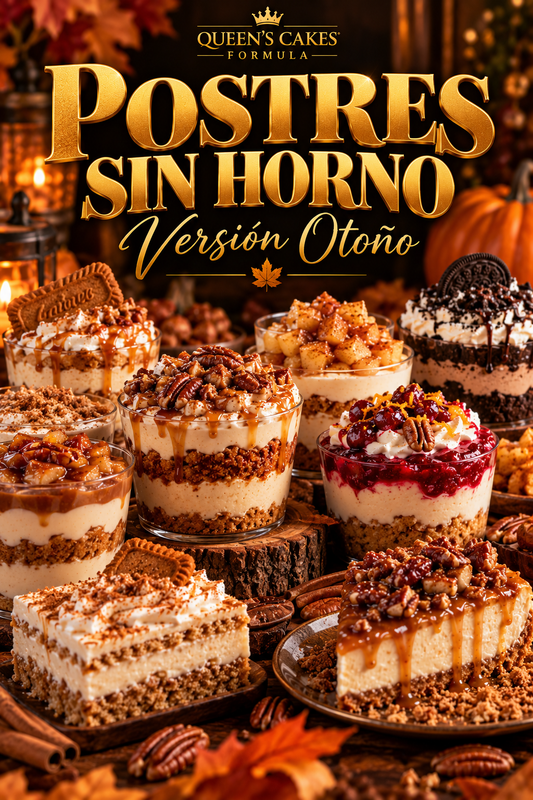 Recetario Postres Sin Horno Versión Otoño | Recetario Digital