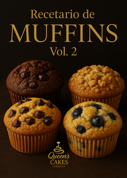 Recetario de Muffins Vol.2 “NEW” (FAVOR LEER DESCRIPCIÓN)