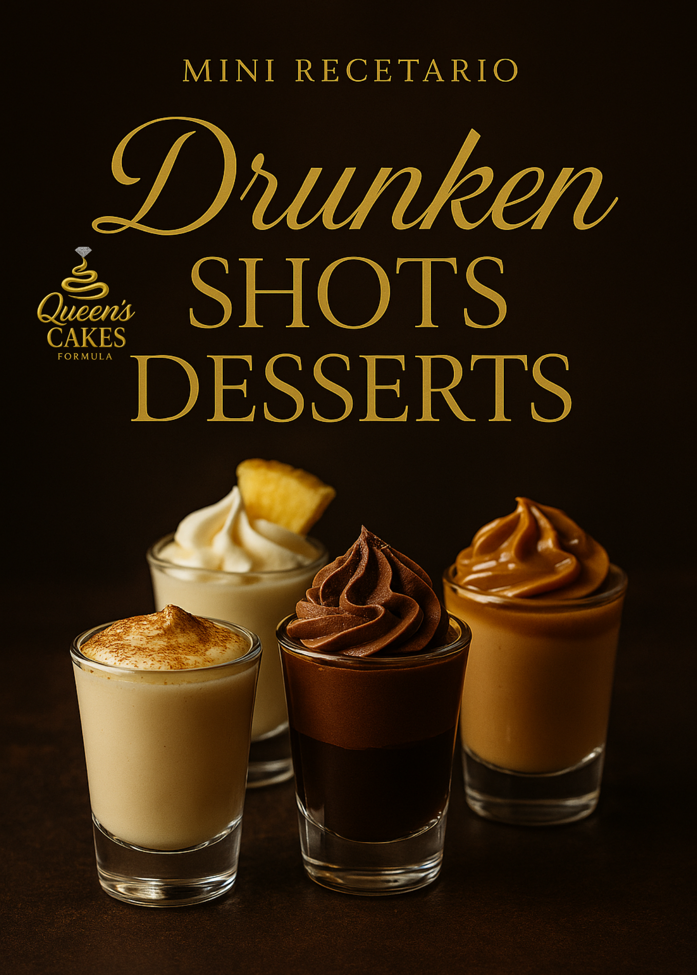 Mini Recetario Drunken Shots Desserts (FAVOR LEER DESCRIPCIÓN)