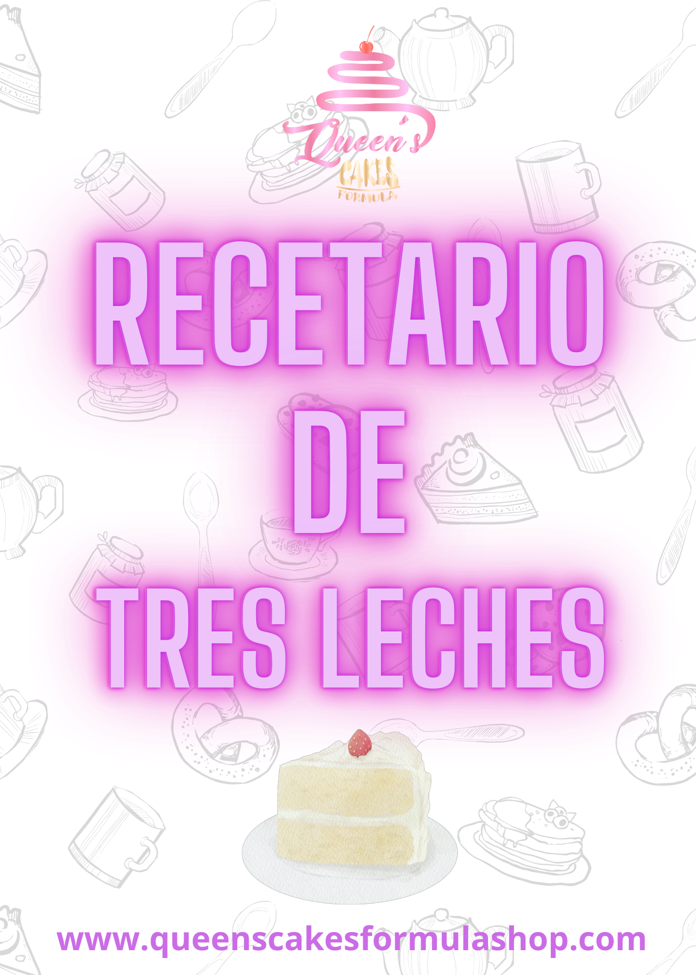 Recetario Tres Leches de Sabores (FAVOR LEER DESCRIPCIÓN)