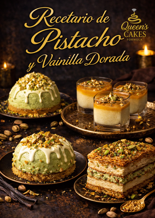 Recetario de Pistacho & Vainilla Dorada (FAVOR LEER DESCRIPCIÓN)