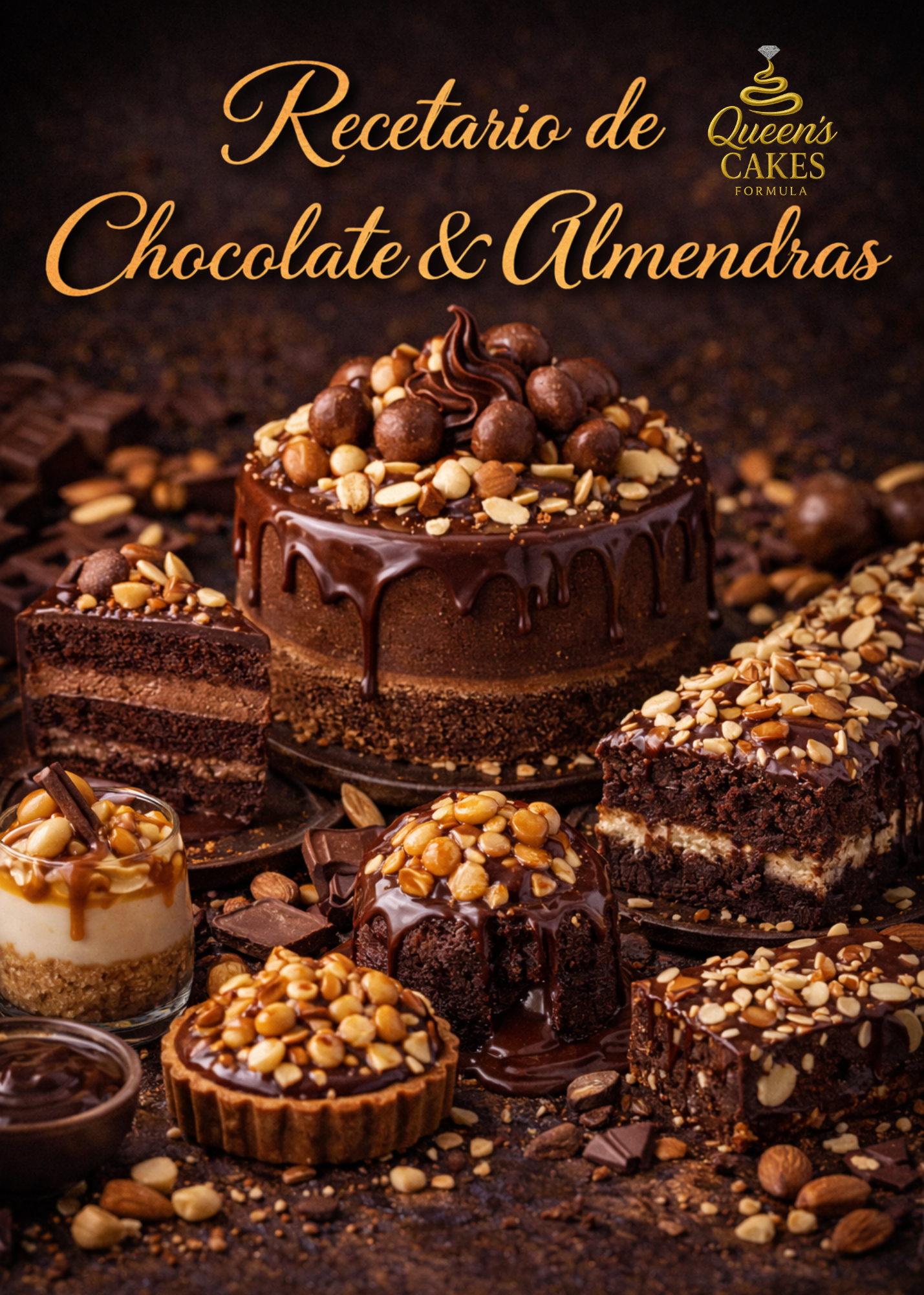 Recetario de Chocolate & Almendras (FAVOR LEER DESCRIPCIÓN)