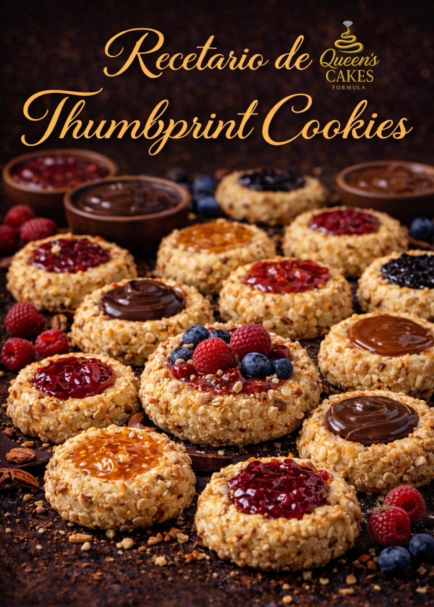 Recetario de Thumbprint Cookies Vol.2 (FAVOR LEER DESCRIPCIÓN)