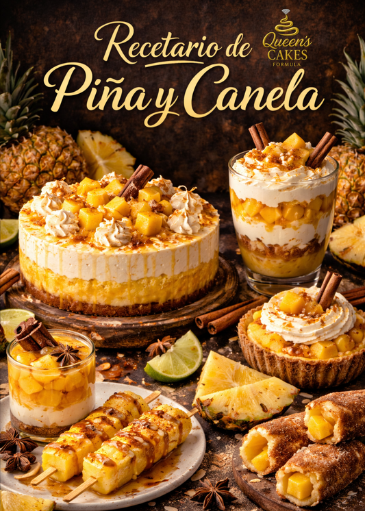 Recetario de Piña & Canela (FAVOR LEER DESCRIPCIÓN)