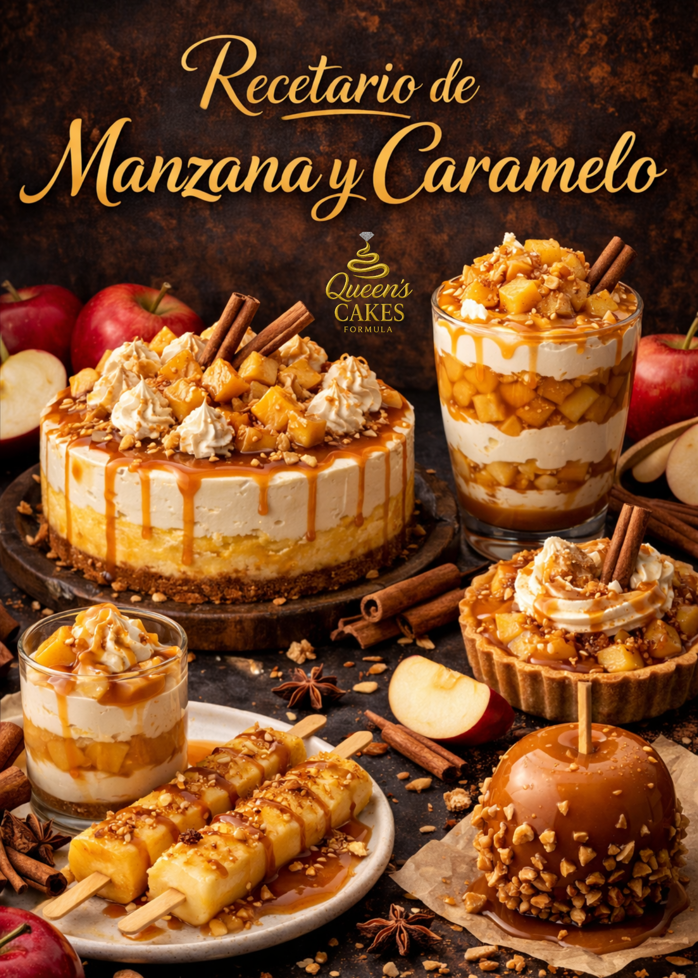 Recetario de Manzana & Caramelo (FAVOR LEER DESCRIPCIÓN)