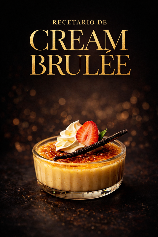 Recetario de Cream Brulée Vol.2 “NEW” (FAVOR LEER DESCRIPCIÓN)