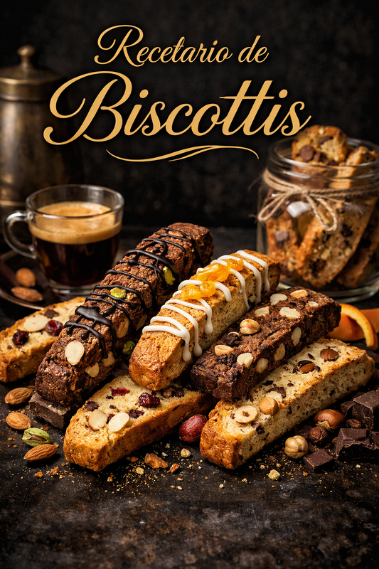 Recetario de Biscottis Vol.2 “NEW” (FAVOR LEER DESCRIPCIÓN)