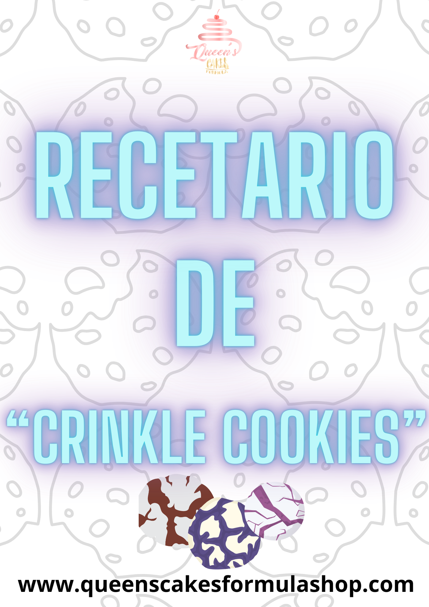 Recetario de “Crinkle Cookies” (FAVOR LEER LA DESCRIPCIÓN)