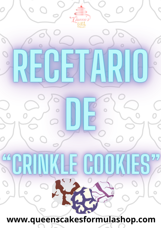 Recetario de “Crinkle Cookies” (FAVOR LEER LA DESCRIPCIÓN)