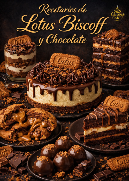 Recetario de Lotus Biscoff & Chocolate (FAVOR LEER DESCRIPCIÓN)