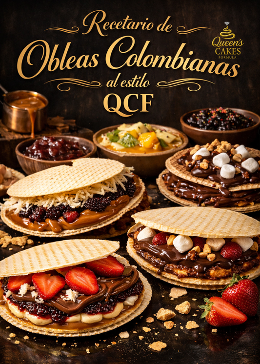 Recetario de Obleas Colombianas Vol.3 (al estilo QCF) “NEW” (FAVOR LEER DESCRIPCIÓN)