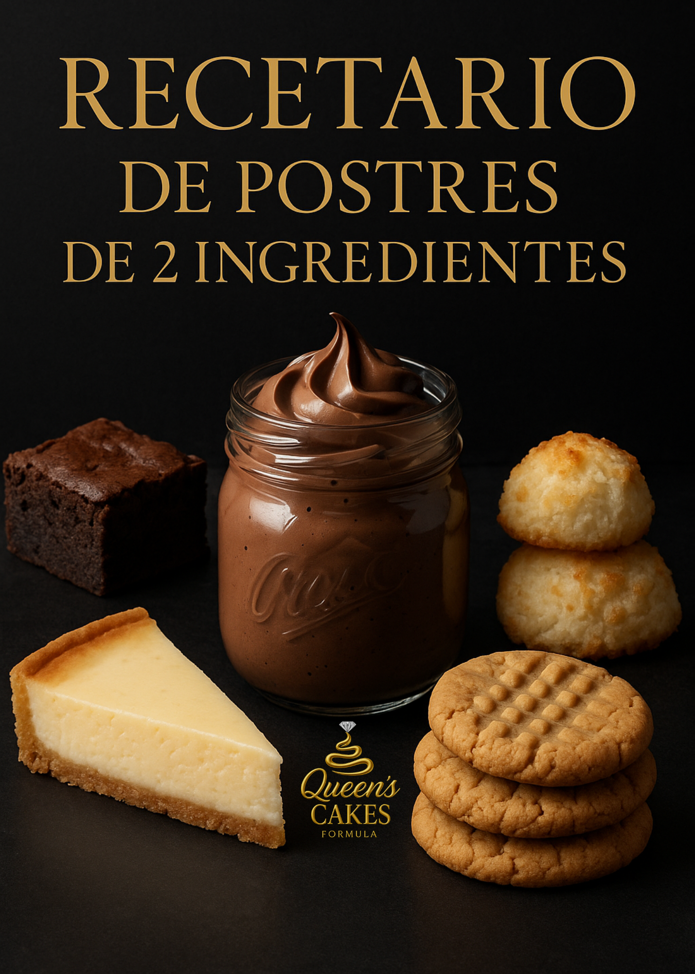 Recetario de Postres de 2 Ingredientes “NEW” (FAVOR LEER DESCRIPCIÓN)