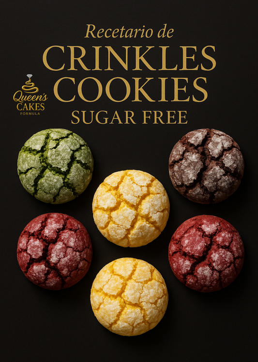 Recetario de Crinkles Cookies Sugar Free Vol.2 “NEW” (FAVOR LEER DESCRIPCIÓN)