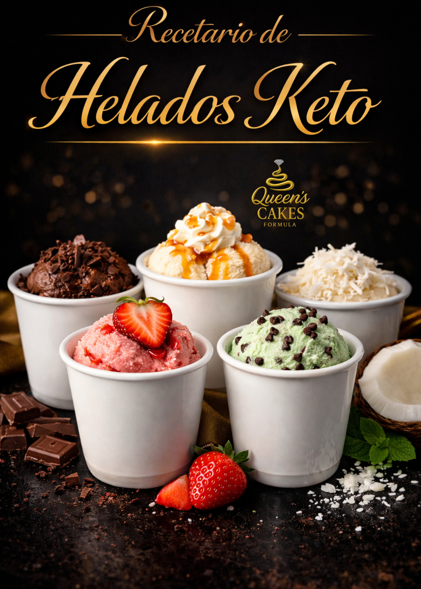 Recetario de Helados Keto (FAVOR LEER DESCRIPCIÓN)